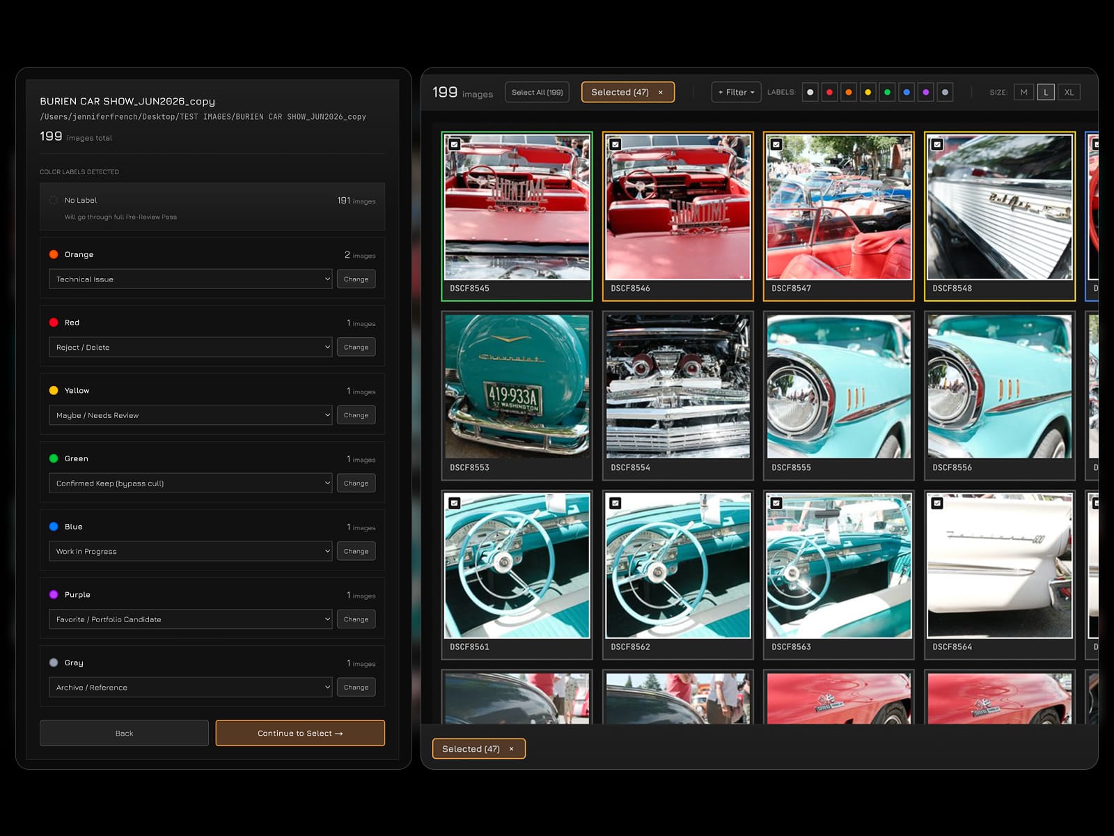 Starts where your shoot already is